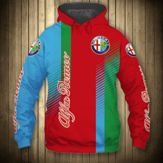 Alfa Romeo Car 6k978 Fan Gift Stylist Unisex Cartoon 3d Hoodie Zip Hoodie 1430 Moonbestprint