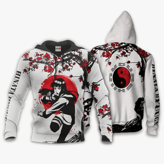 Hinata Hyuuga Anime Manga Naruto For All For Men And Women 3d Hoodie Zip Hoodie Moonbestprint