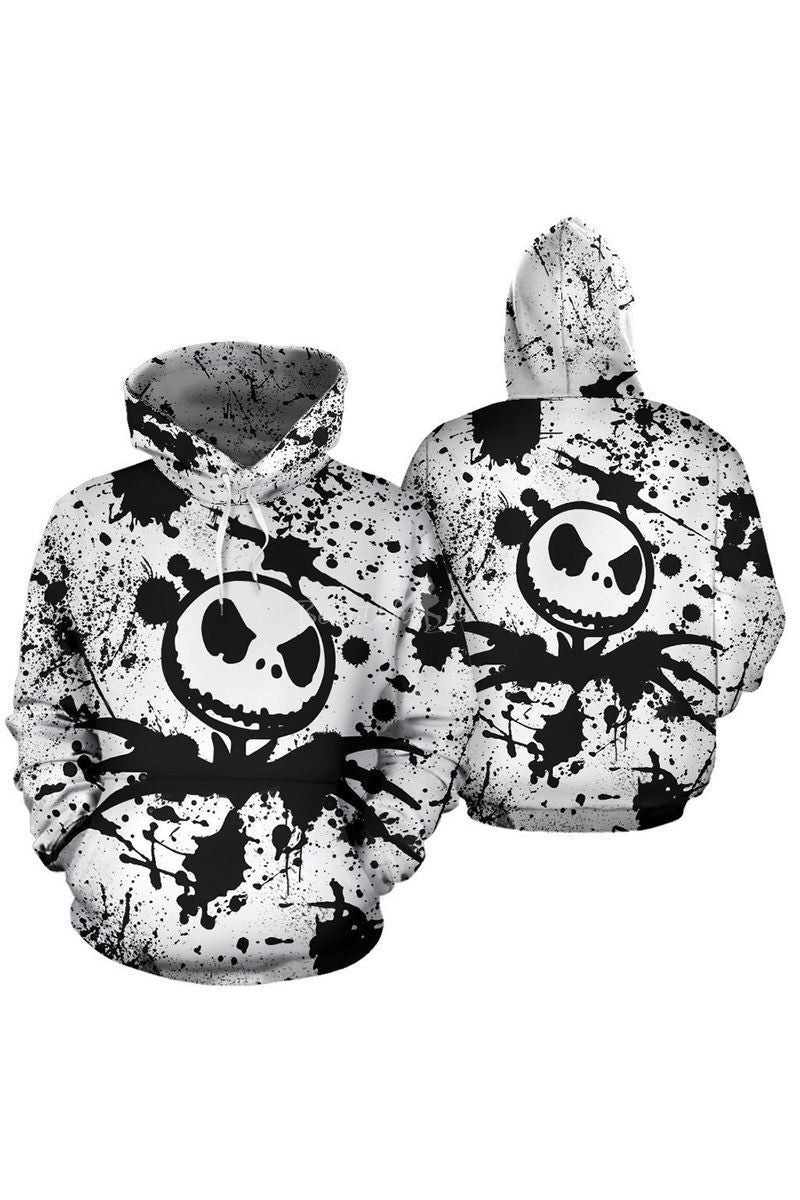 Monster Jack Skellington Over Print 3d Hoodie Zip Hoodie 22 Moonbestprint