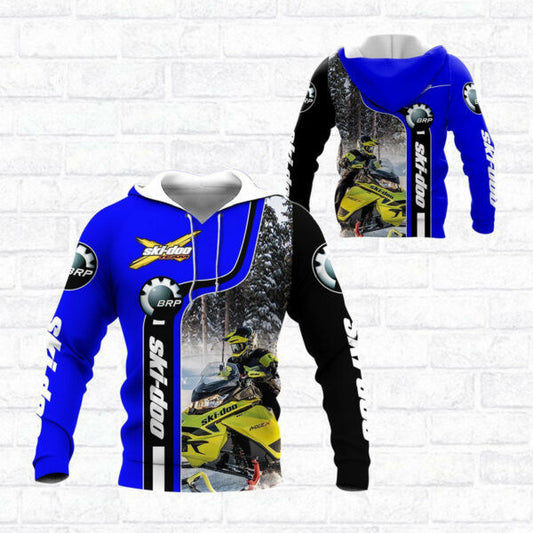 Ski-doo Racing Team 7k800 Fan Gift 3d Zip Hoodie Hoodie Ii0 2188 Moonbestprint