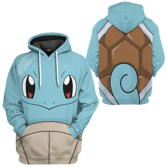 Pokemon Squirtle 3d Hoodie Moonbestprint