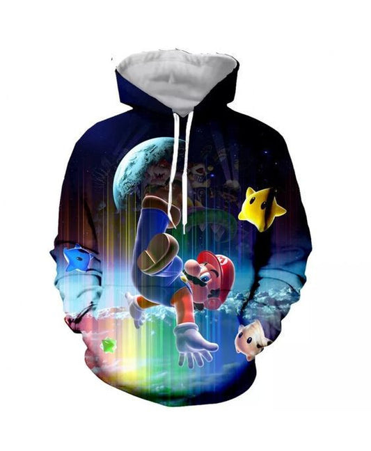 Mario Fashion Long Sleeves 3d Print Hoodies Sweatshirts Jacket Men Women Moonbestprint