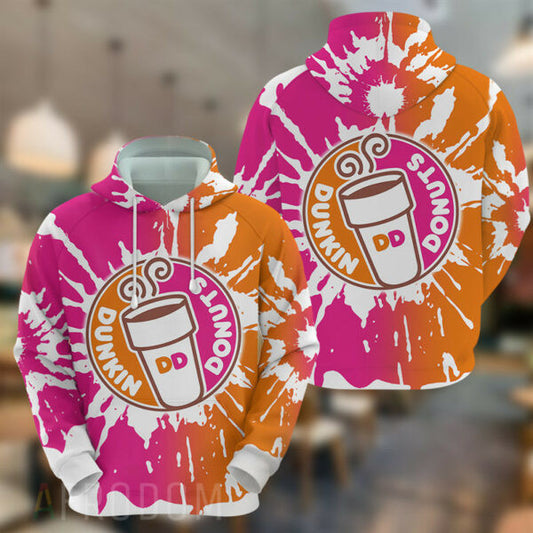 Dunkin Donut Hoodie And Zip Hoodie, Gift For Fan 3d All Over Print Shirt Hoodie 1120 Moonbestprint