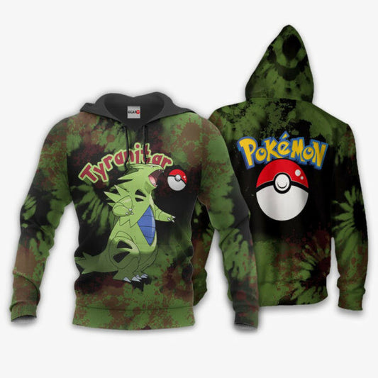 Tyranitar Anime Pokemon Manga Tie Dye Style 1k954 Fan Gift Stylist Unisex Cartoon Graphic Outfits Aop 3d Hoodie Zip Hoodie 2877 Moonbestprint