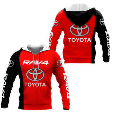 Toyota Rav4 Shirt Fan Gift 818, Stylist Unisex 3d Hoodie Zip Hoodie 1800 Moonbestprint