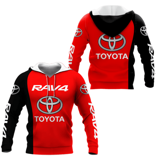 Toyota Rav4 Shirt Fan Gift 818, Stylist Unisex 3d Hoodie Zip Hoodie 1800 Moonbestprint