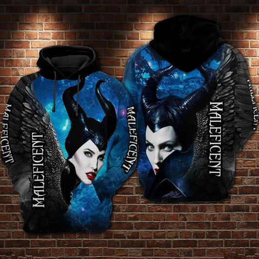 Maleficent Over Print 3d Hoodie Zip Hoodie 192 Moonbestprint