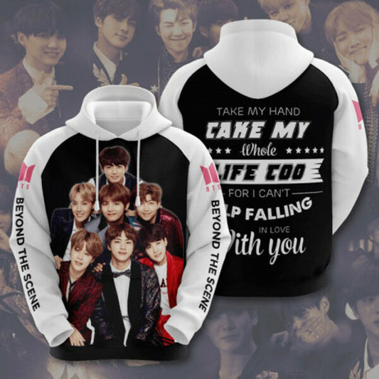 Bts Kpop Band Fan Gift, Bts Kpop Band Aop Hoodie 76 Moonbestprint