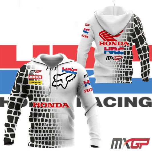 Honda Hrc Mxgp Shirt Fan Gift 302, Stylist Unisex 3d Hoodie Zip Hoodie 1168 Moonbestprint