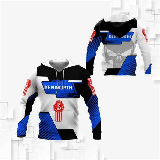 Skull Kenworth Trucks Racing Team 7k871 Fan Gift 3d Zip Hoodie Hoodie Ii0 2626 Moonbestprint