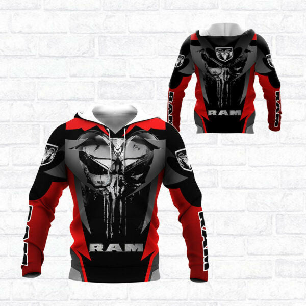 Punishes Dodge Ram Sports Car 8k489 Fan Gift 3d Zip Hoodie Hoodie Ii0 2716 Moonbestprint