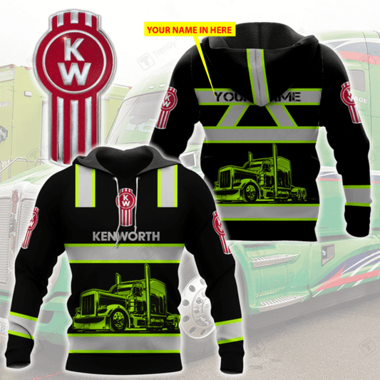 Custom Name Kenworth Trucks Racing Team 7k888 Fan Gift 3d Zip Hoodie Hoodie Ii0 1207 Moonbestprint