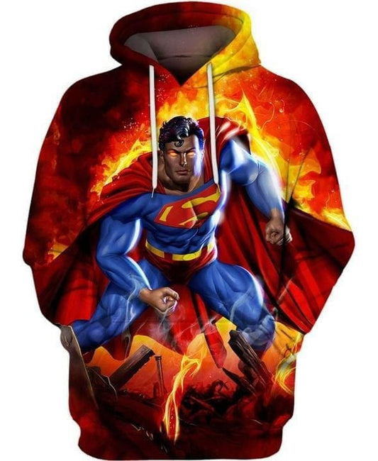 Superman Dc Full Printing Hoodie 3d Hoodie Moonbestprint