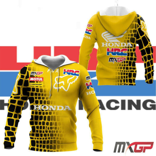Honda Hrc Mxgp Shirt Fan Gift 296, Stylist Unisex 3d Hoodie Zip Hoodie 1006 Moonbestprint