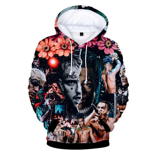 Lil Peep And Xxxtentacion Printing 3d Hoodie Teens Adult Hooded Sweatshirt Spring Autumn Plus Size Long Sleeve Pullover Child Moonbestprint