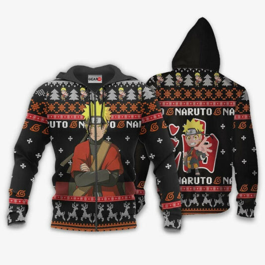 Sage Christmas Naruto Anime 1k453 Fan Gift Stylist Unisex Cartoon Graphic Outfits Aop 3d Hoodie, Zip Hoodie 1963 Moonbestprint