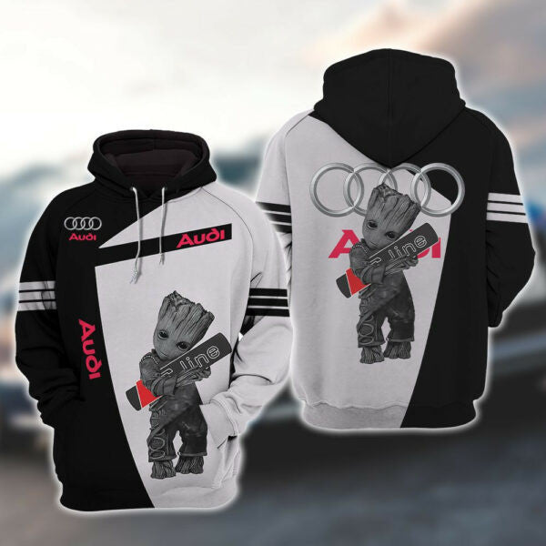 Audi S Line Car Baby Groot 3d All Over Print T Shirt Hoodie 1675 Moonbestprint