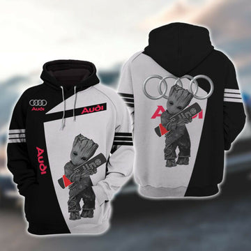 Audi S Line Car Baby Groot 3d All Over Print T Shirt Hoodie 1675 Moonbestprint