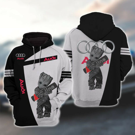 Audi S Line Car Baby Groot 3d All Over Print T Shirt Hoodie 1675 Moonbestprint