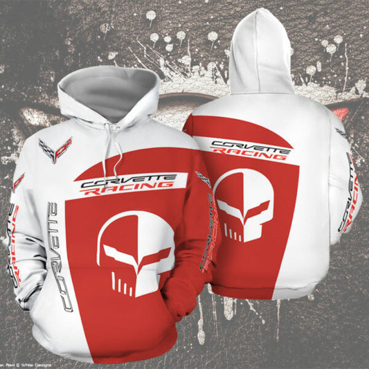 Chevrolet Corvette Racing Torch Red Sport Car 3d All Over Print Hoodie 430 799 Moonbestprint