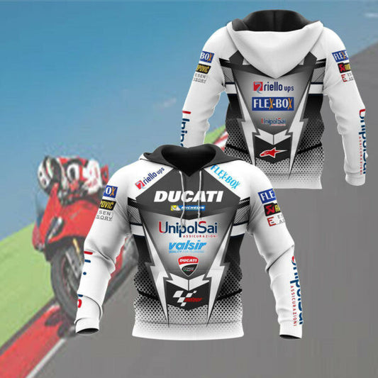 Ducati Shirt Fan Gift 164, Stylist Unisex 3d Hoodie Zip Hoodie 456 Moonbestprint