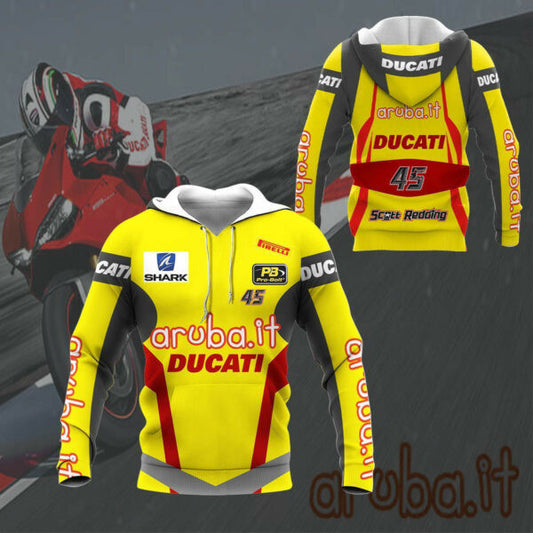 Ducati Shirt Fan Gift 227, Stylist Unisex 3d Hoodie Zip Hoodie 1129 Moonbestprint