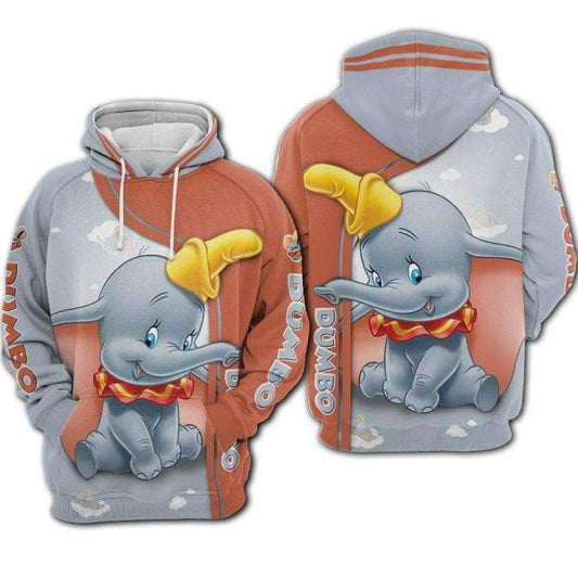 Dumbo Disney Cartoon 2k756 Lover Gift,dumbo Disney All Over Print 3d Hoodie 1383 Moonbestprint