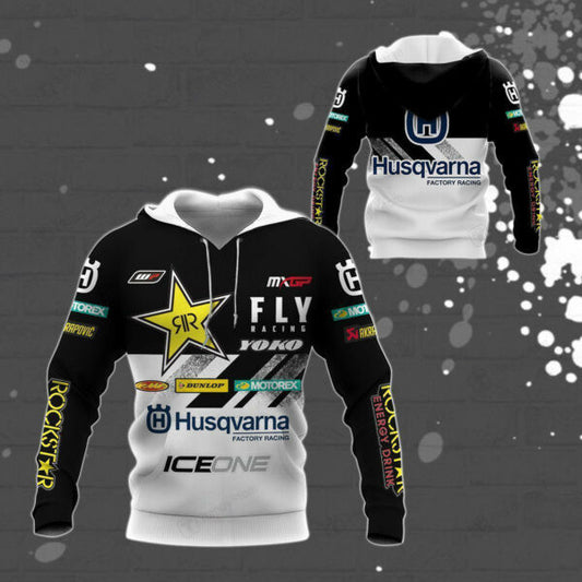Husqvarna Racing Shirt Fan Gift 546, Stylist Unisex 3d Hoodie Zip Hoodie 248 Moonbestprint