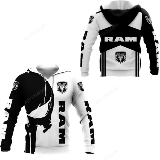 Ram Truck Shirt Fan Gift 753, Stylist Unisex 3d Hoodie Zip Hoodie 2158 Moonbestprint