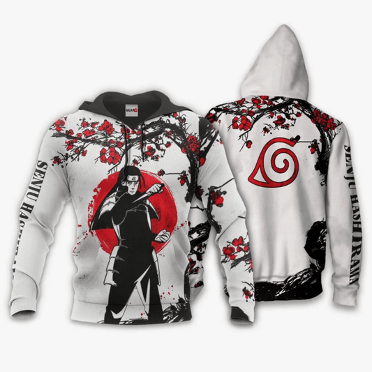 Senju Hashirama Anime Manga Naruto For Men And Women 3d Hoodie Zip Hoodie Moonbestprint