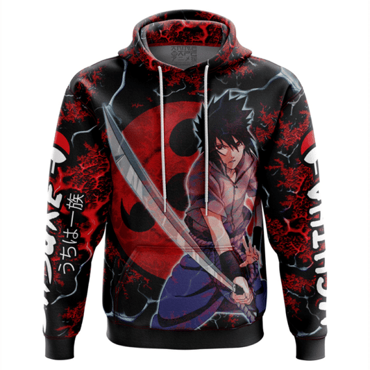 Sasuke Uchiha Naruto Fan Gift, Sasuke Uchiha Naruto Aop Hoodie 2234 Moonbestprint