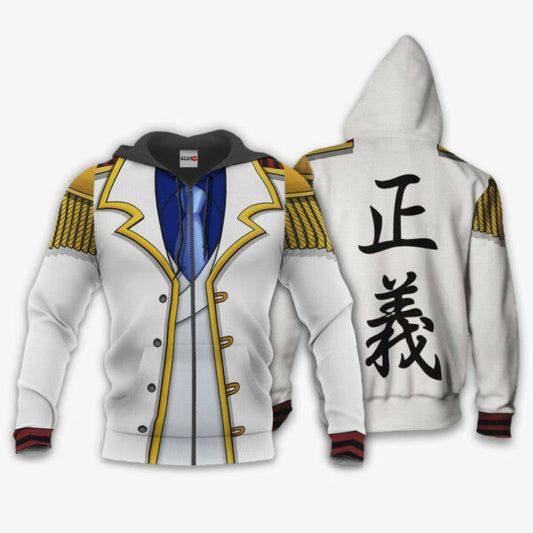 Monkey D Garp Uniform One Piece Anime 1k696 Fan Gift Stylist Unisex Cartoon Graphic Outfits Aop 3d Hoodie, Zip Hoodie 2856 Moonbestprint