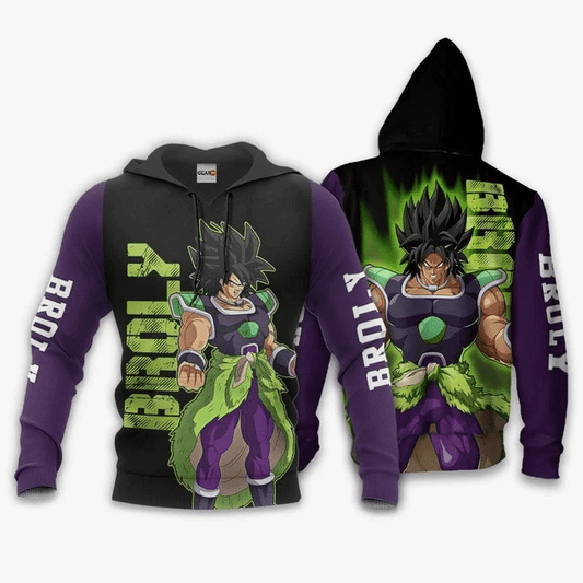 Super Broly Dragon Ball Anime Manga For Men And Women 3d Hoodie Zip Hoodie Moonbestprint