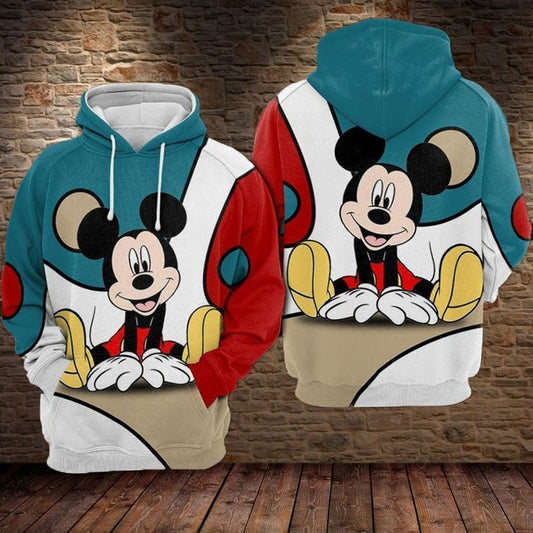 Mickey Mouse, Walt Disney Over Print 3d Hoodie Zip Hoodie 381 Moonbestprint