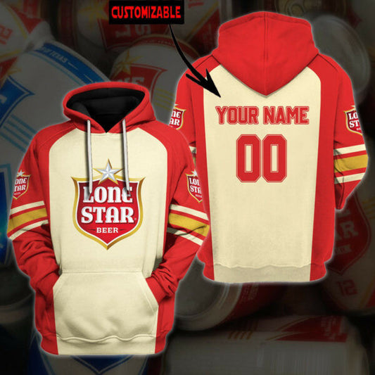 Lone Star Beer Personalized 3d Hoodie 1654 Moonbestprint