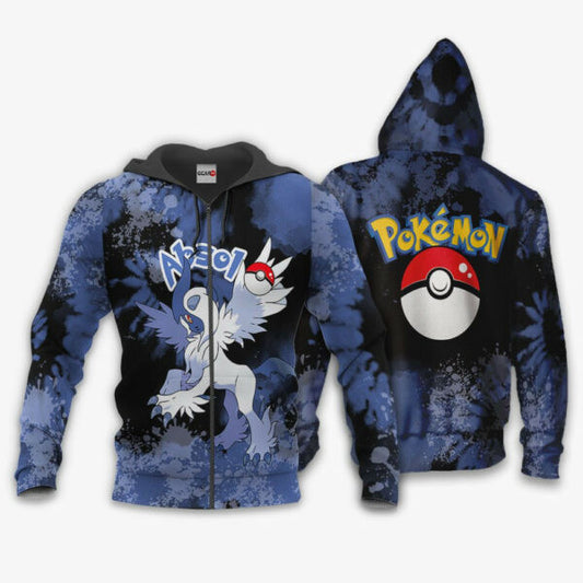 Absol Anime Pokemon Tie Dye Style 1k705 Fan Gift Stylist Unisex Cartoon Graphic Outfits Aop 3d Hoodie, Zip Hoodie 1209 Moonbestprint