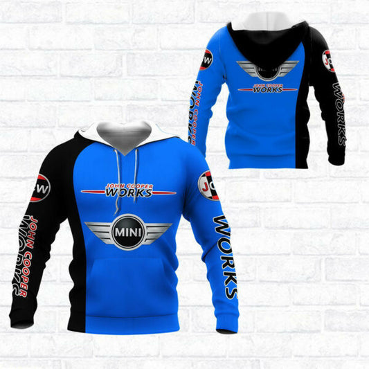 Mini John Cooper Works Shirt Fan Gift 684, Stylist Unisex 3d Hoodie Zip Hoodie 2198 Moonbestprint