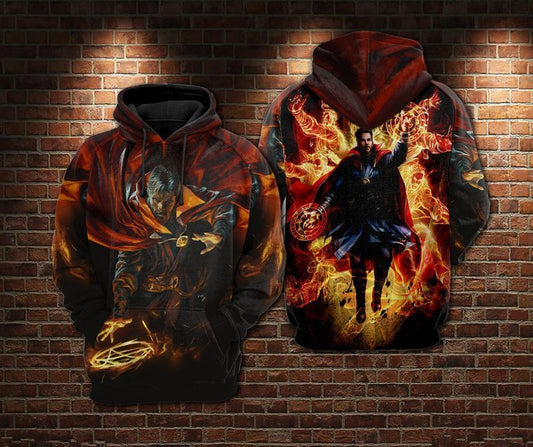 Doctor Strange , Avengers, Marvel Over Print 3d Hoodie Zip Hoodie Moonbestprint