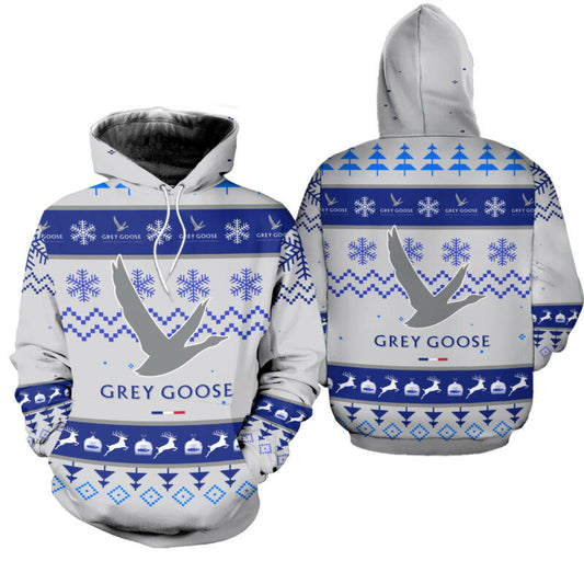 Grey Goose Vodka Christmat Hoodie All Over Printed Moonbestprint