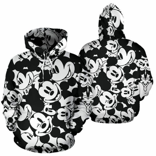 Mickey Mouse Over Print 3d Hoodie Zip Hoodie Moonbestprint