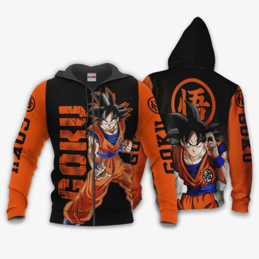Dbz Goku Dragon Ball Z Anime 1k246 Fan Gift Hoodie, Zip Hoodie 883 Moonbestprint