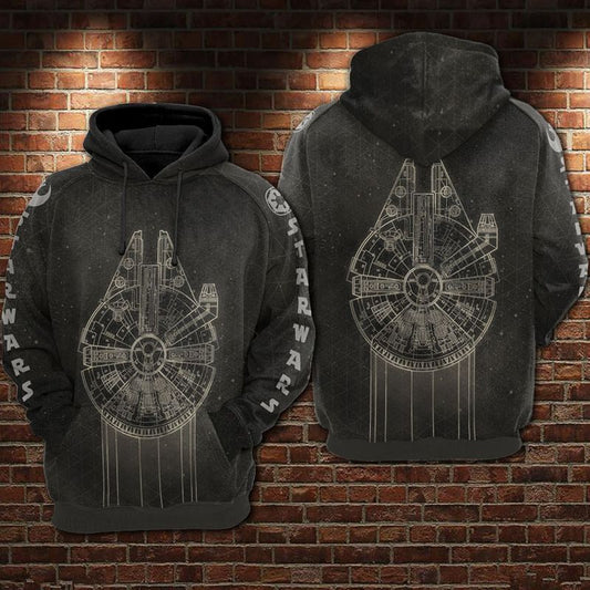 Star Wars Hoodie Sweater Shirt Spaceship Over Print 3d Hoodie Zip Hoodie Size S-5xl Moonbestprint