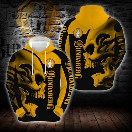 Rum Bundaberg Lovers Skull 3d Hoodie Moonbestprint