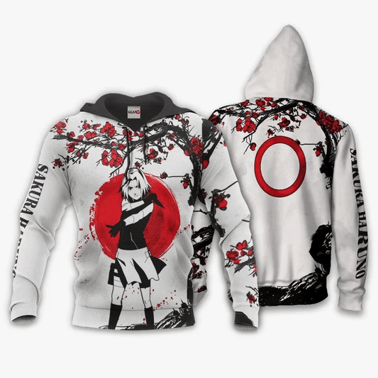 Haruno Sakura Anime Manga Naruto For Men And Women 3d Hoodie Zip Hoodie Moonbestprint