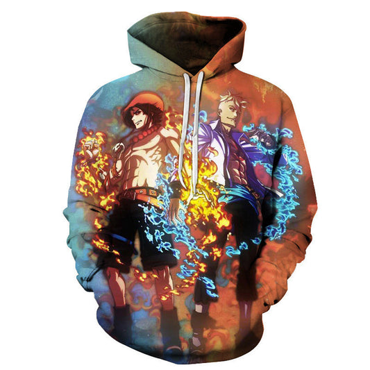 Men Fashion Harajuku Style Anime Hoodie 3d Moonbestprint