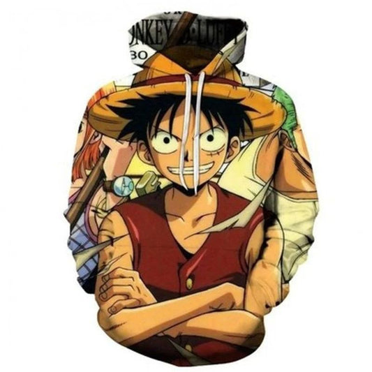 Monkey D Luffy One Piece 3d Hoodie Moonbestprint