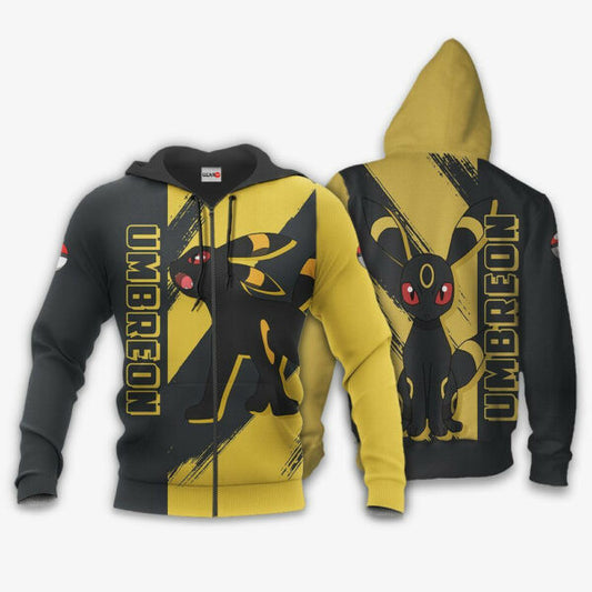 Umbreon Anime Pokemon Manga 1k868 Fan Gift Stylist Unisex Cartoon Graphic Outfits Aop 3d Hoodie Zip Hoodie 2833 Moonbestprint