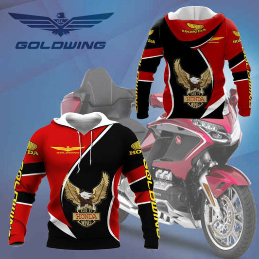 Honda Gold Wing Shirt Fan Gift 182, Stylist Unisex 3d Hoodie Zip Hoodie 997 Moonbestprint
