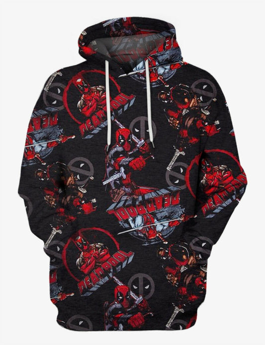 Deadpool Movie Hoodie 3d - Sweatshirt Moonbestprint