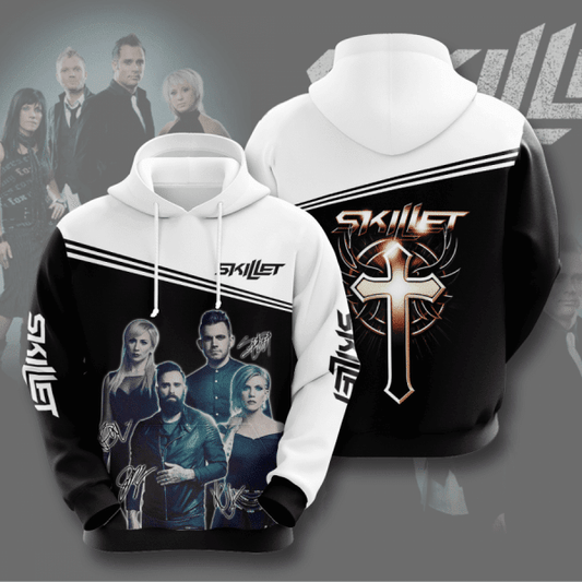 Skillet Signature Design Gift For Fan Custom 3d Hoodie All Over Printed Hoodie Moonbestprint